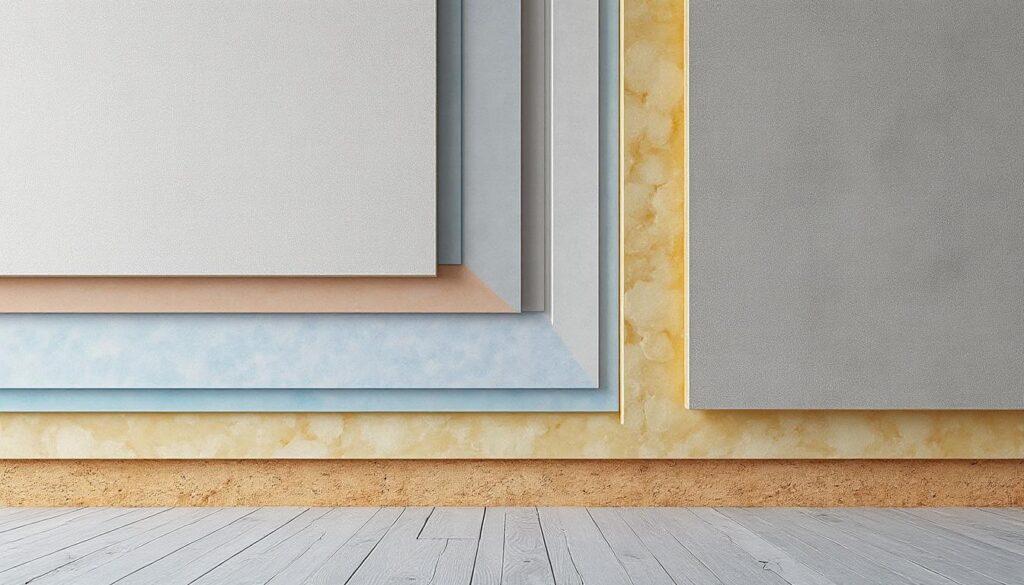 découvrez comment l'épaisseur des cloisons en placo influence les performances acoustiques et thermiques selon différentes configurations pour un confort optimal.