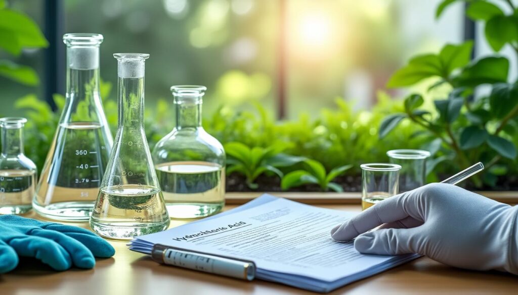 découvrez la composition chimique de l'acide chlorhydrique utilisé comme désherbant, les réglementations en vigueur et les alternatives conformes pour un usage sûr et efficace.