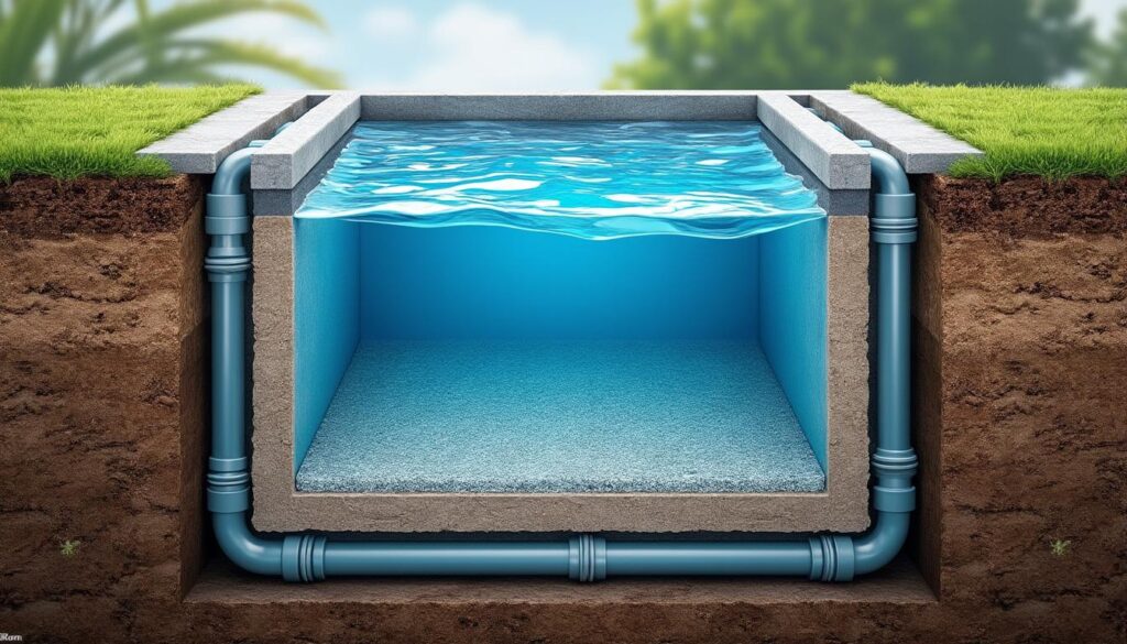 découvrez le rôle structurel des puits de décompression pour piscine, les normes d'installation à respecter et les exigences techniques essentielles pour assurer la sécurité et la durabilité de votre piscine.
