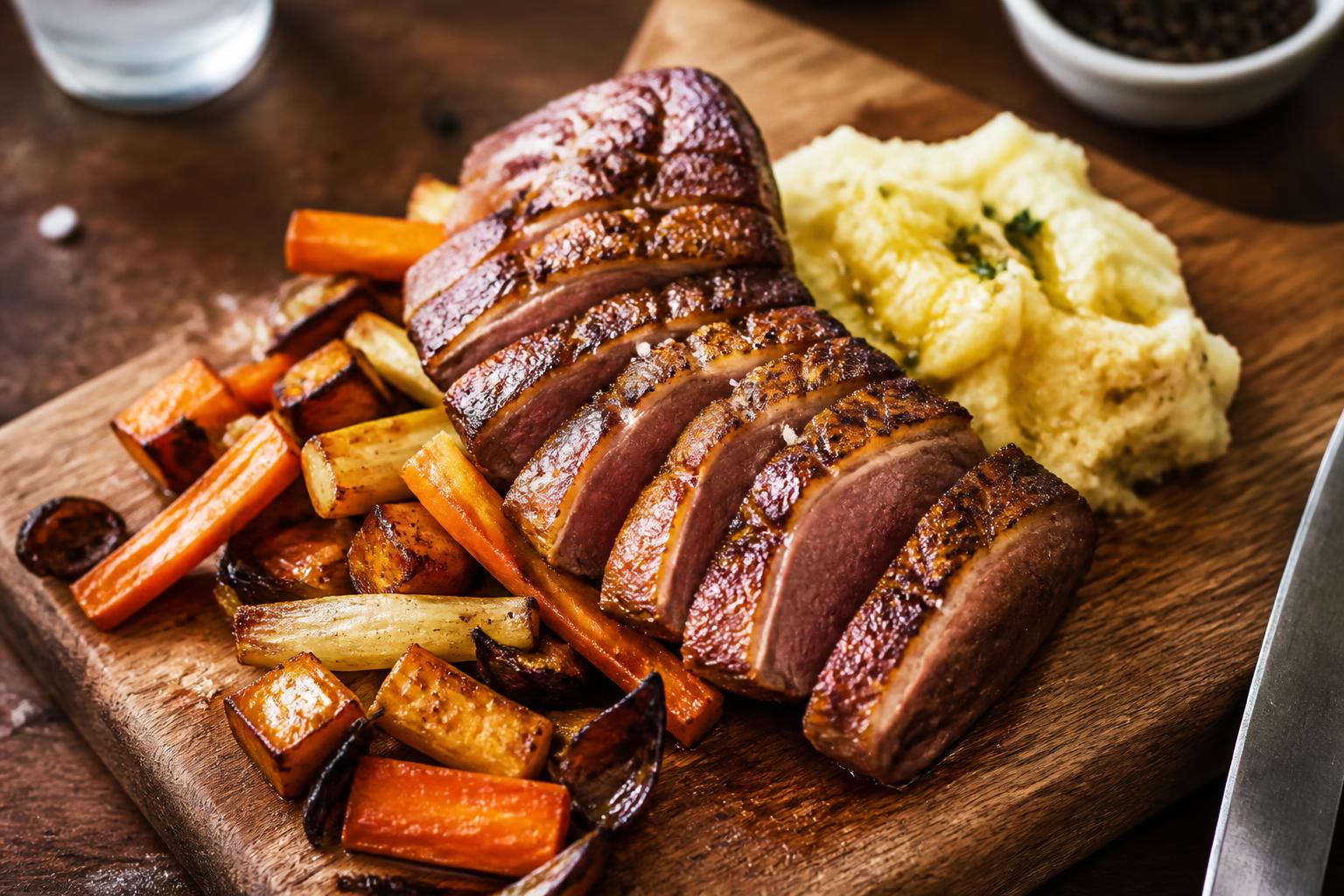 Accompagnement pour magret de canard : accords classiques et idées originales pour sublimer le plat 2 découvrez comment sublimer votre magret de canard grâce à notre guide d'accompagnements, alliant accords classiques et idées originales pour un plat savoureux et raffiné.
