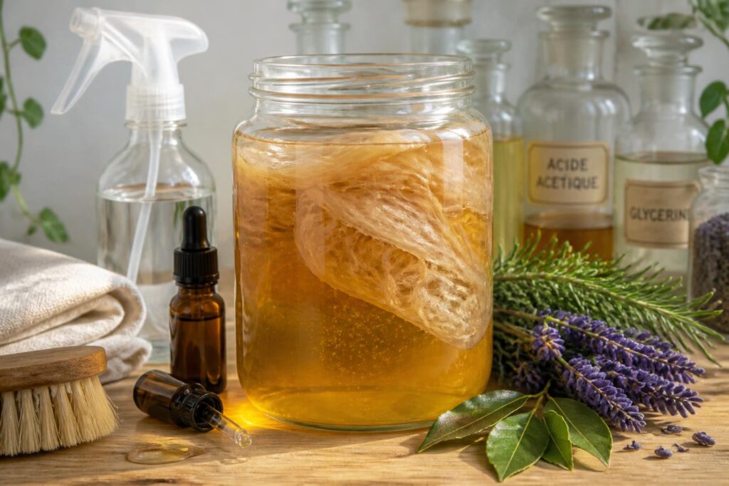 découvrez les propriétés biochimiques uniques de la mère vinaigre et ses usages pratiques pour un entretien naturel efficace et écologique.