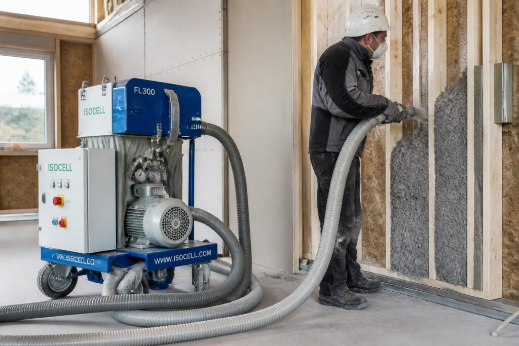 découvrez la technique de soufflage de la ouate de cellulose, les machines utilisées et les conditions idéales pour une isolation efficace et écologique.