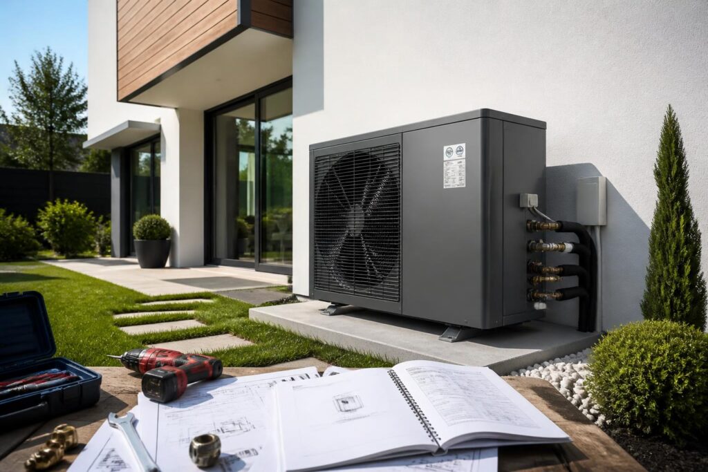 découvrez le prix d'une pompe à chaleur pour une maison de 150m2, avec des conseils sur le dimensionnement technique, les certifications rge indispensables et les aides financières maprimerénov disponibles.