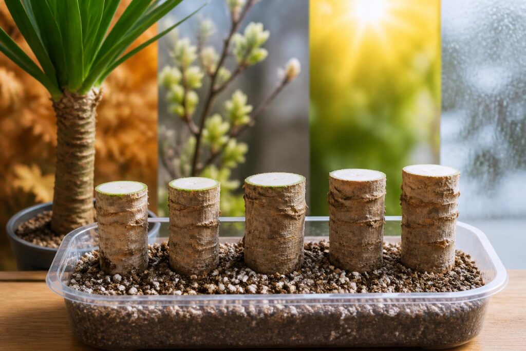 découvrez comment bouturer un yucca efficacement grâce à la méthode par tronçon, choisissez le substrat adapté et optimisez le taux de réussite en fonction des saisons.