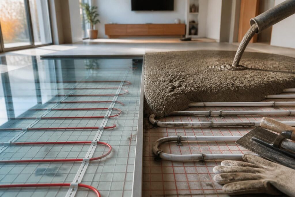 découvrez comment choisir entre un plancher chauffant électrique ou hydraulique en fonction de votre projet pour un confort optimal et une efficacité énergétique adaptée.